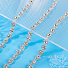 Sunflowers Shape Rhinestone Cup Chains CH-GA0001-03-4