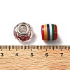 Acrylic & Resin & Polymer Clay Rhinestone European Beads FPDL-NB0001-05-3