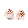 Handmade Resin Indonesia Round Beads IPDL-P005-09KCG-01-2
