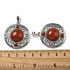 Natural Red Jasper Pendants G-Q158-03P-3