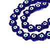 Handmade Evil Eye Lampwork Beads Strands LAMP-N029-008A-3