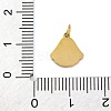 Ion Plating(IP) 304 Stainless Steel Enamel Charms STAS-Z104-07G-3