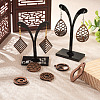 DIY Geometry Drop Earring Making Kit DIY-TA0003-79-6