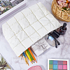 Square Textured PU Leather Cosmetic Zipper Bags AJEW-WH20022-56B-3