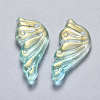 Transparent Spray Painted Glass Pendants GLAA-S190-010A-01-2
