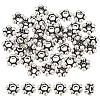 40Pcs Tibetan Style 925 Sterling Silver Spacer Beads FIND-BC0005-03AS-1