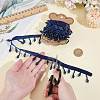 3 Yards Polyester Acrylic Beaded Trim OCOR-OC0001-88A-3