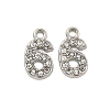 304 Stainless Steel Pendants STAS-L080-002P-06-1