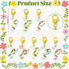 2Pcs Acrylic Pendant Decorations HJEW-YW00302-01-3