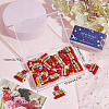 25Pcs Opaque Resin Pendants for Teachers' Day RESI-SC0002-42-7