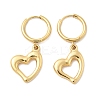 304 Stainless Steel Hoop Earrings EJEW-P329-02B-G-4