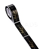 Hot Stamping Self-Adhesive Paper Gift Tag Youstickers X-DIY-A023-02C-3