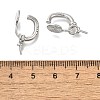 Brass with Cubic Zirconia Ear Cuff Findings LS-KK-Q048-22P-3