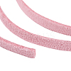 3x1.5mm Pink Flat Faux Suede Cord X-LW-R003-9-4