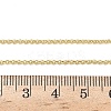 1.5MM Brass Rolo Chain Necklaces NJEW-P339-06G-5
