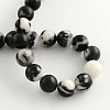 Round Natural Zebra Jasper Beads Strands G-R253-10mm-2