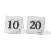 Acrylic Tent Table Number Sign AJEW-XCP0002-11-2