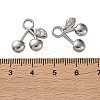 304 Stainless Steel Pendants STAS-P440-03P-3