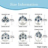 18Pcs 6 Styles Tibetan Style  Alloy Pendants FIND-CJ0002-10-3