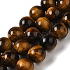 Nattural Tiger Eye Beads Strands G-GSR12mmC014-B-6