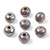 Handmade Porcelain European Beads OPDL-Q099-2-1