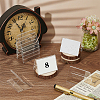 V-Shaped Transparent Acrylic Slant Back Sign Holder ODIS-WH0030-146-5