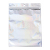 Rectangle Zip Top Plastic Glitter Holographic Bags OPP-YWC0001-15X22-1