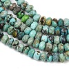 Natural HuBei Turquoise Beads Strands G-B175-A14-2x4mm-4