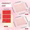 20Pcs Transparent Plastic Nail Art Tool Storage Box CON-BC0007-03B-2