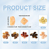 30pcs 5 colors Opaque Acrylic Beads CRES-TA0001-36-3