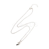 Rack Plating Alloy Heart Pendant Necklaces Sets NJEW-B081-08C-7