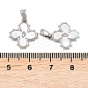 Brass Micro Pave Cubic Zirconia Pendants KK-H538-07P-3