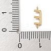 304 Stainless Steel Letter Connector Charms LS-STAS-M108-01G-05-3