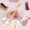 DIY Faux Suede Tasse Keychain Making Kits DIY-SP0002-43G-6