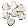 Natural Freshwater Shell Pendants BSHE-Z005-11-1