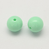 Opaque Acrylic Round Beads X-SACR-Q100-6mm-M091-2