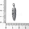 925 Sterling Silver Pendants with Jump Rings LS-STER-R001-03S-01-3