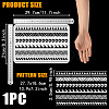 Plastic Drawing Painting Stencils Templates DIY-WH0396-697-2