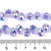 Electroplate Glass Beads Strands EGLA-D030-17V-3