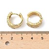 Heart Brass Micro Pave Cubic Zirconia Hoop Earrings EJEW-A132-10G-01-5