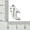 Non-Tarnish 201 Stainless Steel Pendants STAS-B055-01P-F-3