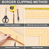 1Pc PVC Foam 3D Self-Adhesive Waterproof Wallpaper Border PAAG-CP0001-01F-4