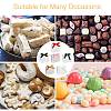 White Cardboard Paper Wedding Candy Boxes with Ribbon CON-FZC0002-002D-7