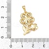 Brass Micro Pave Cubic Zirconia Pendants LS-KK-H525-11G-3