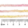 Transparent Painted Glass Beads Strands X1-DGLA-A034-T2mm-A07-3