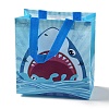 Cartoon Printed Shark Non-Woven Reusable Folding Gift Bags with Handle LS-ABAG-F009-D01-1