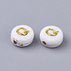 Plating Acrylic Beads X-PACR-R242-01Q-2