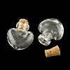 Heart Glass Bottle for Bead Containers LS-X1-AJEW-R045-02-1