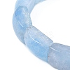Natural Quartz Crystal Bead Stretch Bracelets for Women Men BJEW-C097-02A-22-3