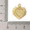 Rack Plating Brass Micro Pave Cubic Zirconia Pendants KK-P279-04B-G-3